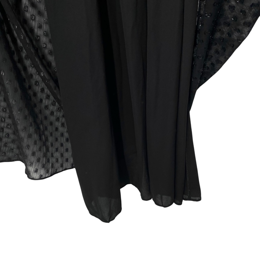 Ramy Brook Rora Clip Dot Metallic Black Maxi Dress - Picture 14 of 16